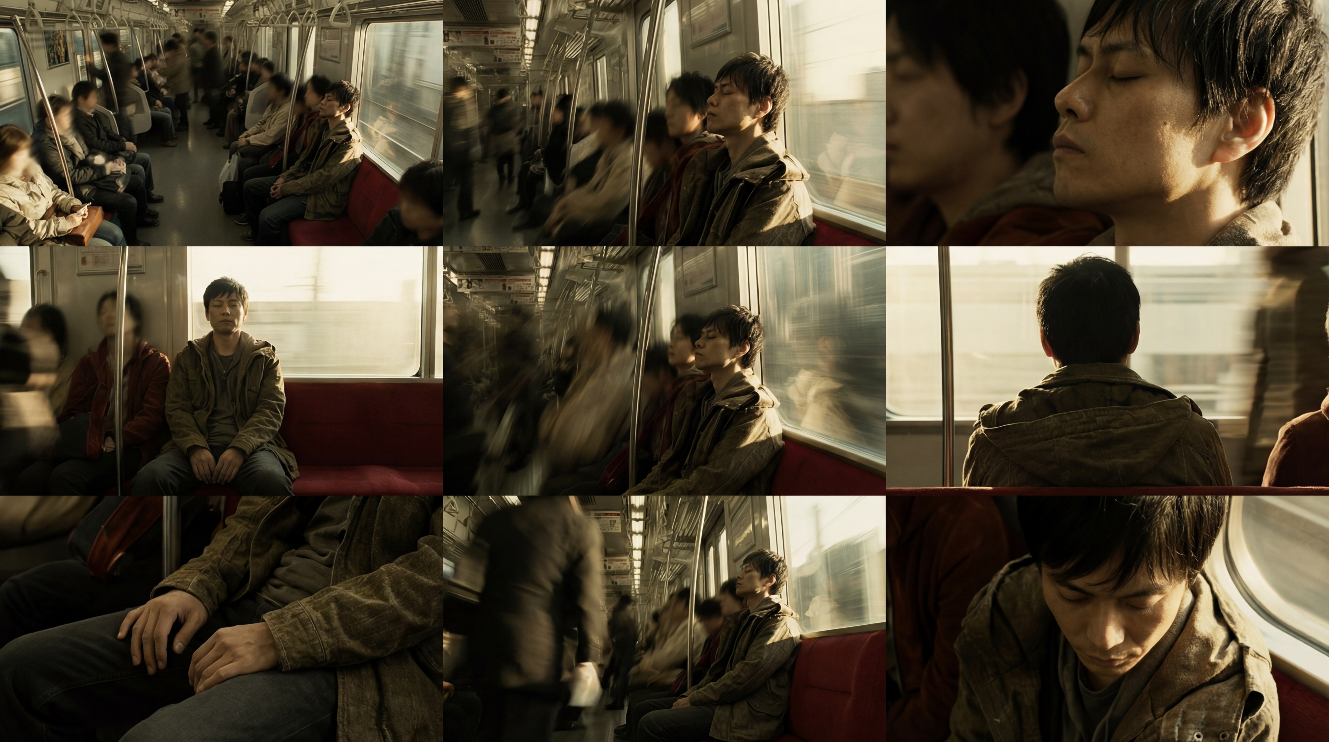 Cinematic 9-Angle Grid