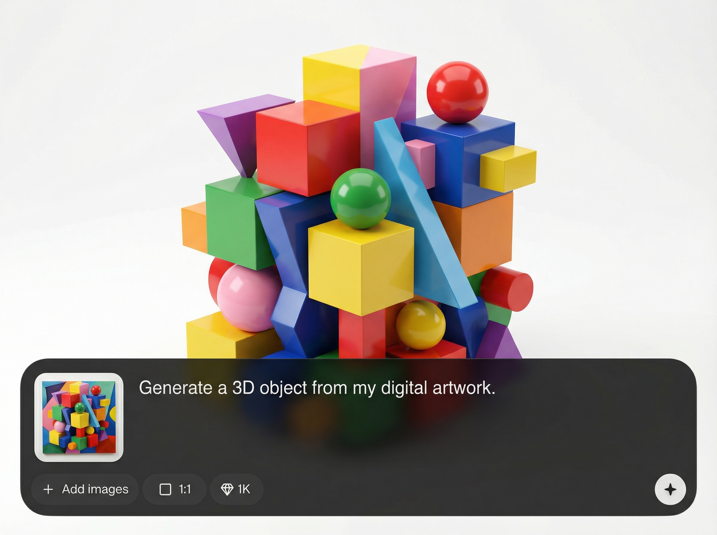 Export-ready 3D assets