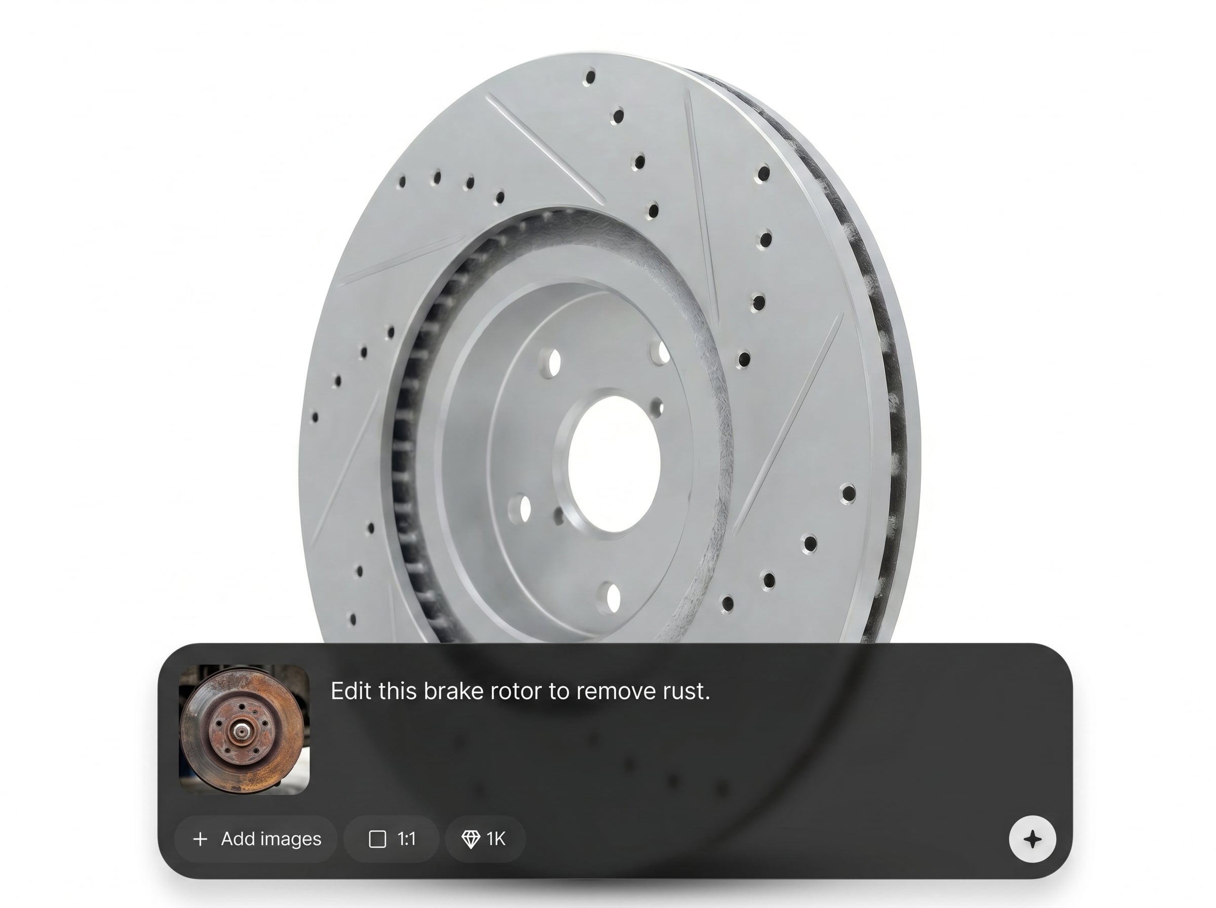 Rotor-specific AI edits
