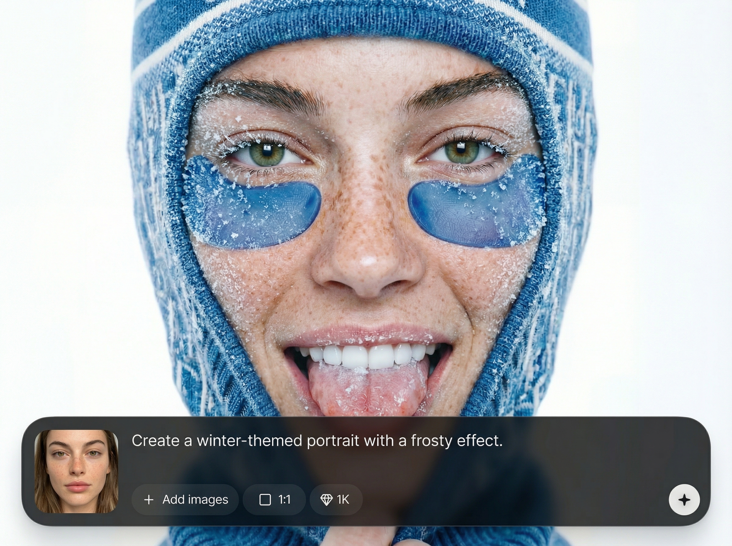 Preserved facial identity