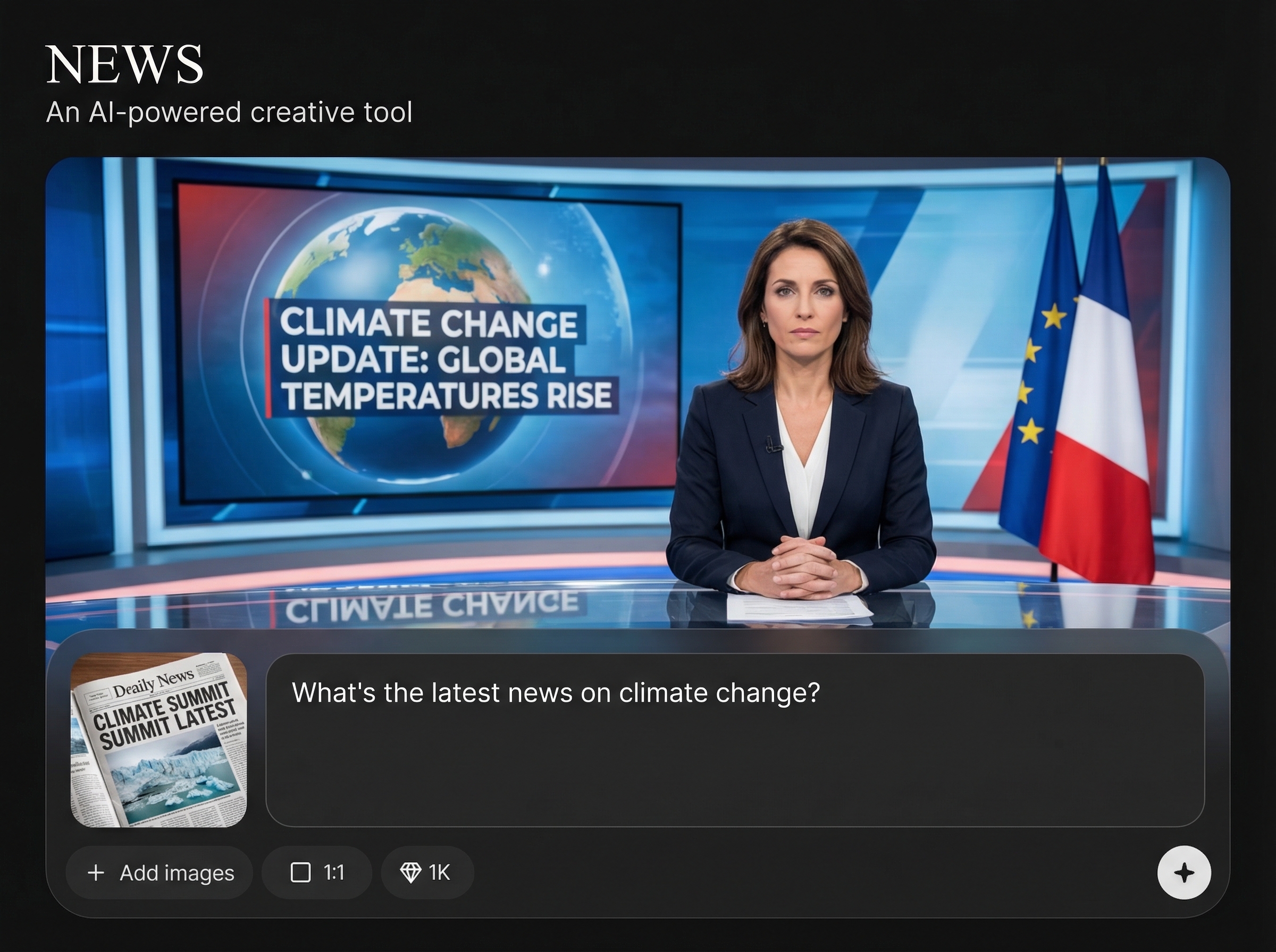 Headlines, briefs, full articles