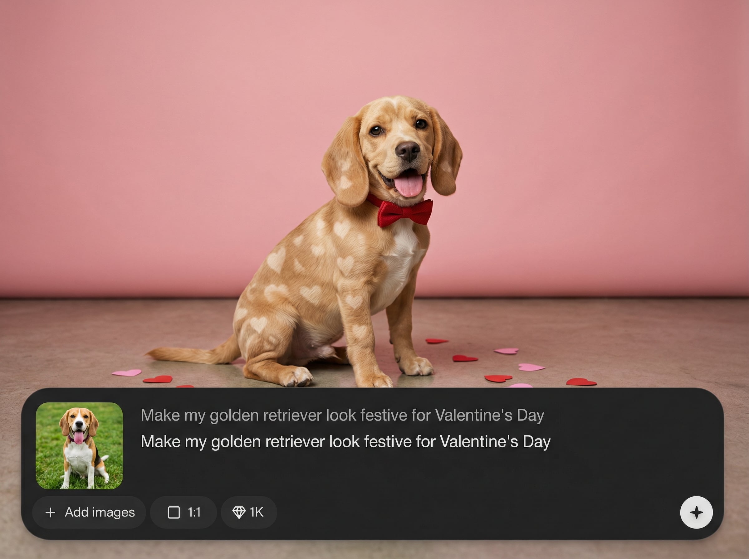 Natural heart-fur blending