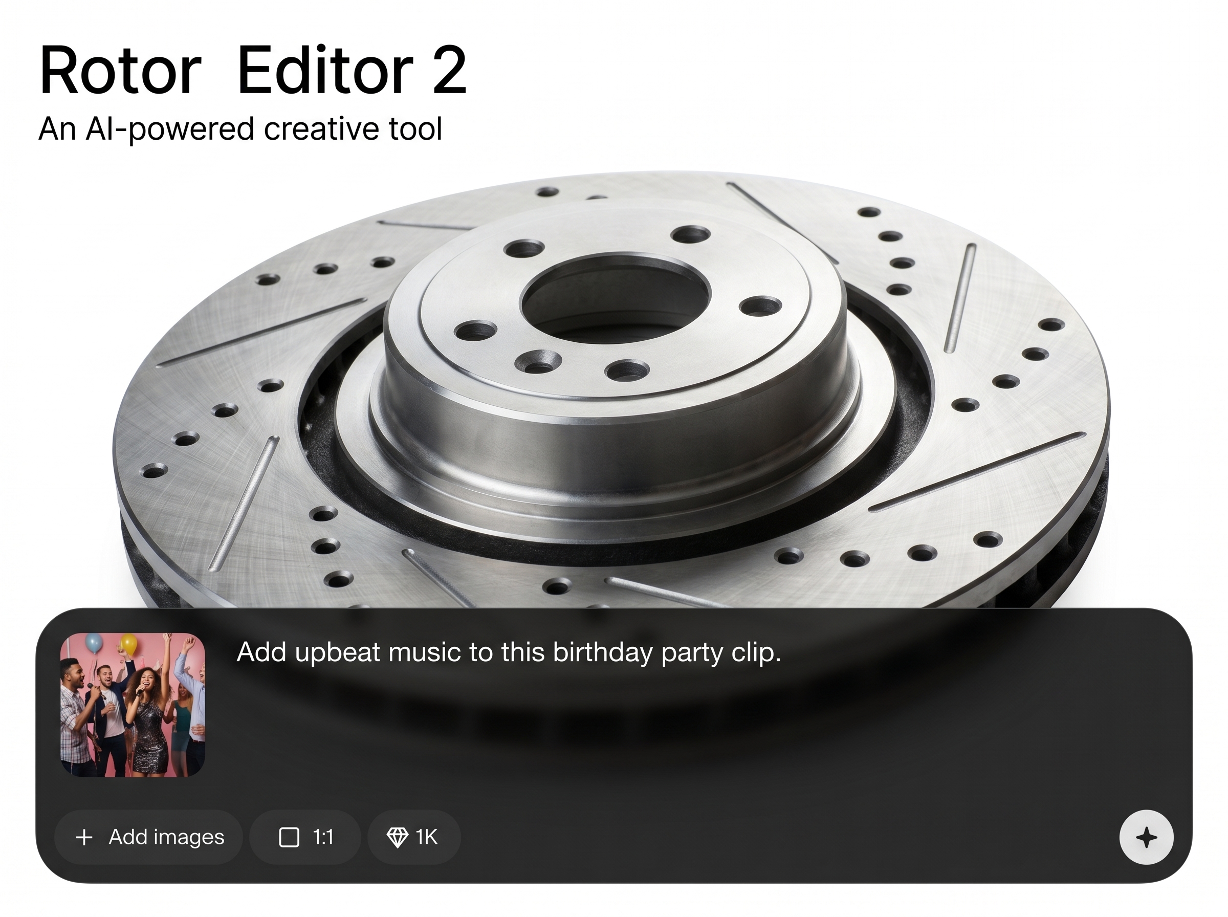One-click enhancement + controls
