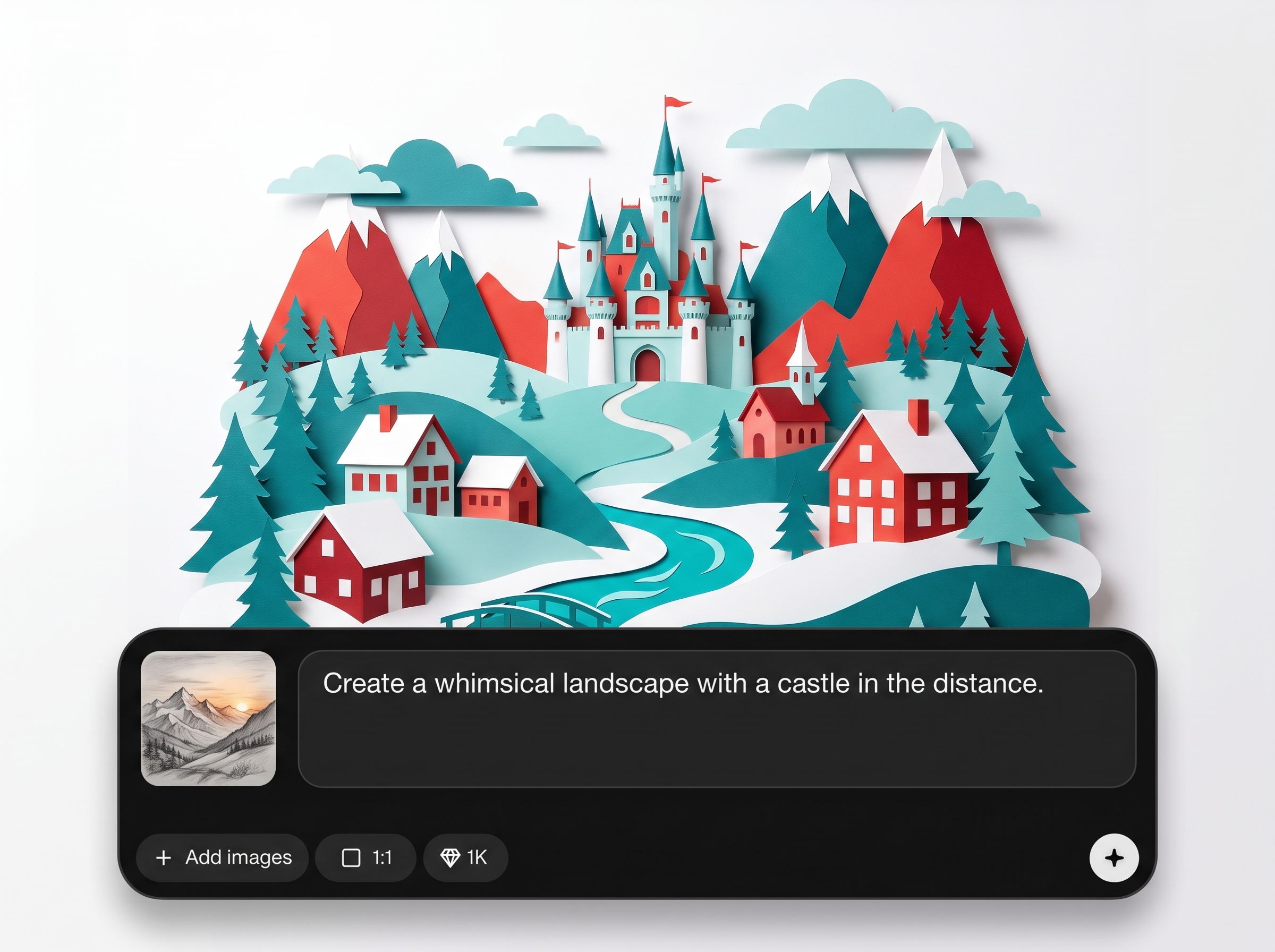 Prompt-to-illustration generation