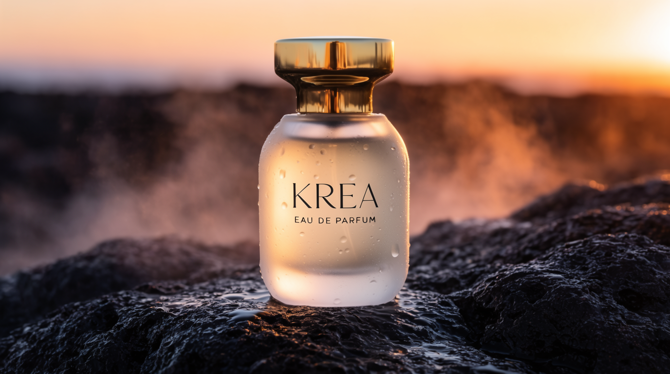 Cinematic KREA perfume bottle generated with Krea 2 Large